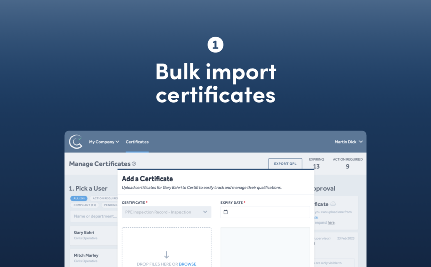 Bulk importing certificates in Certifi
